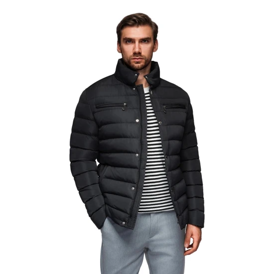 Vīriešu melna jaka Olten Vīriešu jakas un mēteļi