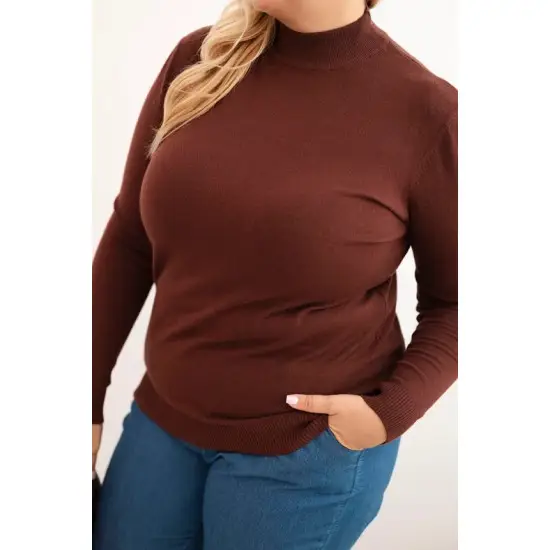 Sieviešu brūns džemperis Kato Sieviešu džemperi