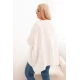 Sieviešu balts džemperis Lori PLUS izmērs sievietēm
