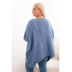 Sieviešu zils džemperis Lori PLUS izmērs sievietēm