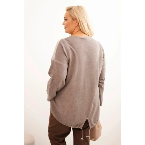 Sieviešu brūns kardigāns Love Sieviešu džemperi