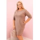 Sieviešu pelēka kleita Self Plus izmēra kleitas