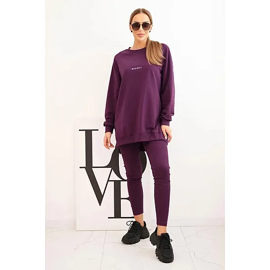 Sieviešu violets komplekts Minimal Sieviešu uzvalki