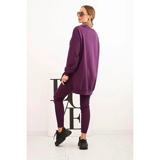Sieviešu violets komplekts Minimal Sieviešu uzvalki