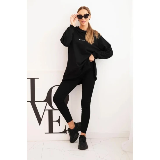 Sieviešu melns komplekts Minimal Sieviešu uzvalki