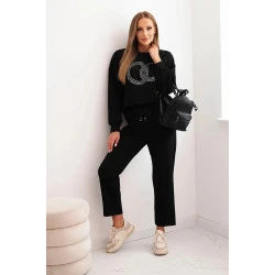 Sieviešu melns komplekts Ring