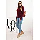 Women's burgundy jumper Eden Women's sweaters