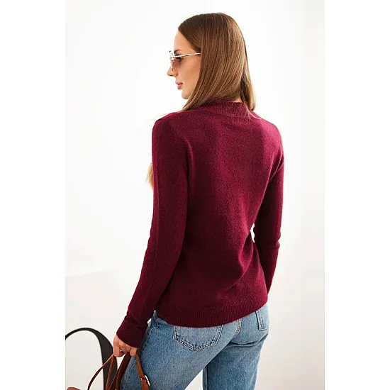 Women's burgundy jumper Eden Women's sweaters