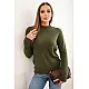 Damski sweter Eden w kolorze khaki Swetry damskie