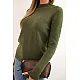 Damski sweter Eden w kolorze khaki Swetry damskie