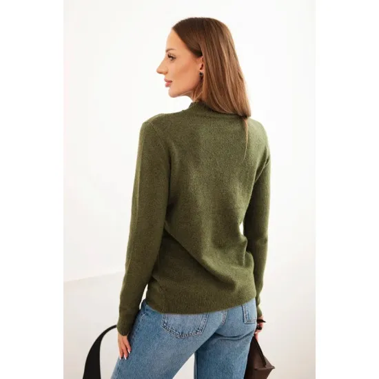 Damski sweter Eden w kolorze khaki Swetry damskie