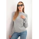 Sieviešu pelēks džemperis Eden Sieviešu džemperi