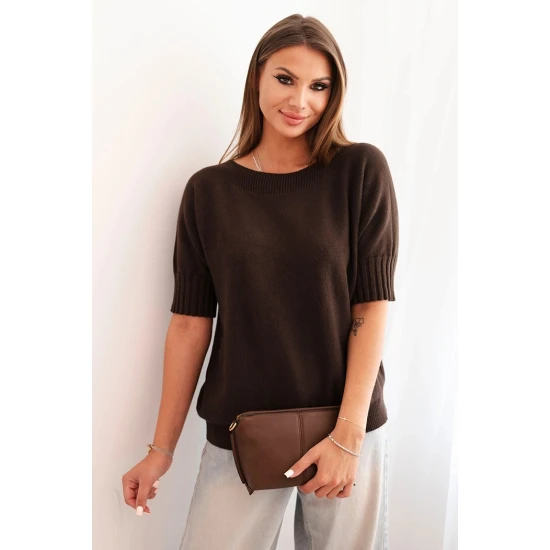 Sieviešu tumši brūns džemperis Aleta Sieviešu džemperi