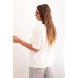 Sieviešu balts džemperis Aleta