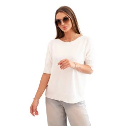 Sieviešu balts džemperis Aleta