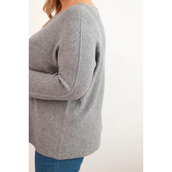 Sieviešu tumši brūns džemperis Minos Džemperi