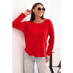 Sieviešu sarkans džemperis Romil