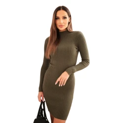 Sieviešu haki krāsas kleita Laris