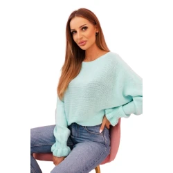 Sieviešu piparmētru džemperis Aidina