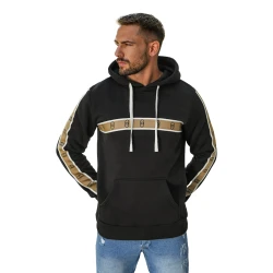 Vīriešu melns džemperis Rings