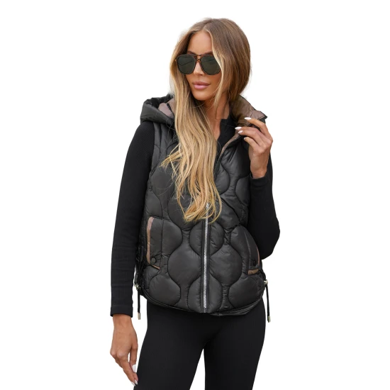 Sieviešu melnā/brūnā veste Lyra Sieviešu vestes