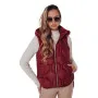 Sieviešu bordo krāsas veste Jener
