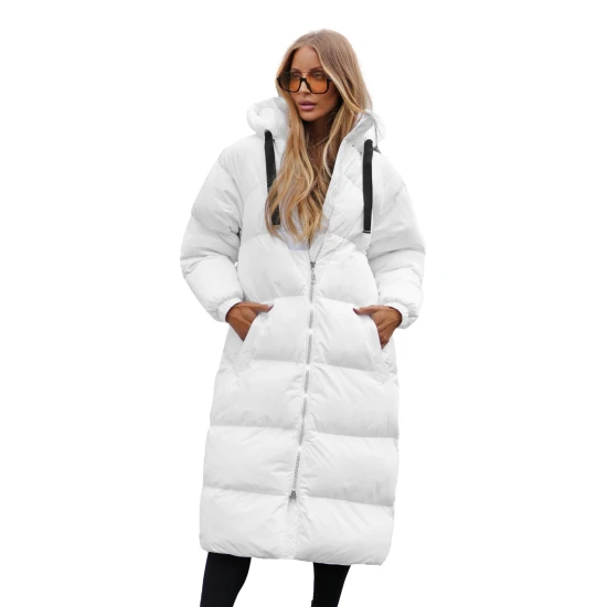 Sieviešu balts mētelis Izabel JS/5M3163/281Z