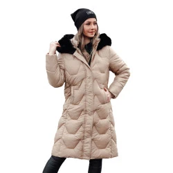 Sieviešu garā brūnā jaka Inter