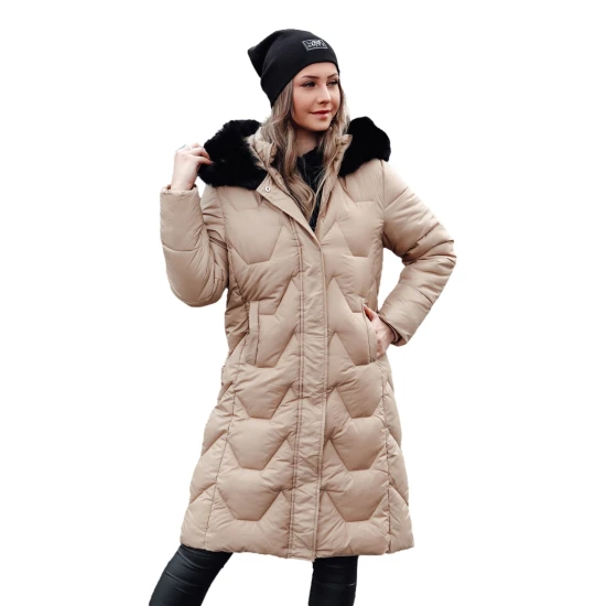 Sieviešu garā brūnā jaka Inter Sieviešu jakas