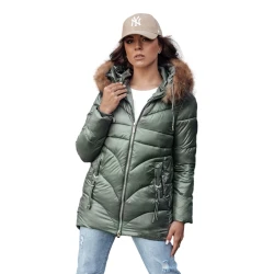 Sieviešu zaļā ziemas jaka Jessica