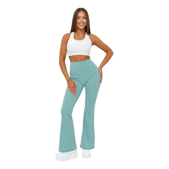 Sieviešu piparmētru bikses Karin Gadījuma bikses