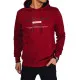 Men's burgundy hooded jumper Denim Hooded jumpers