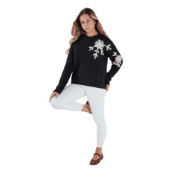 Sieviešu melns džemperis Daga