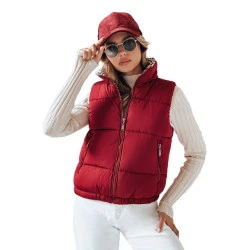 Veste bordo krāsā Debor