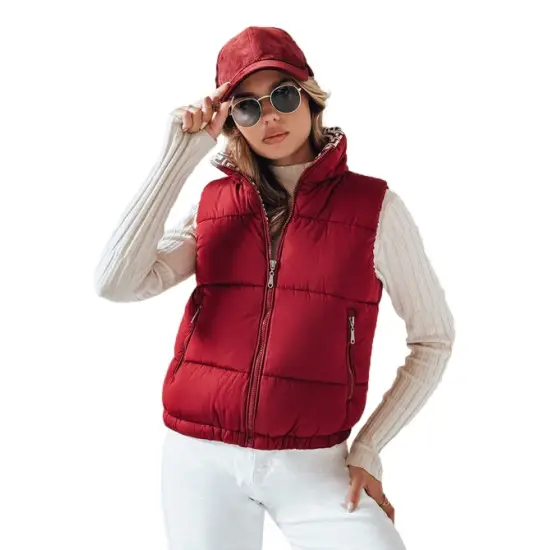 Veste bordo krāsā Debor Sieviešu vestes