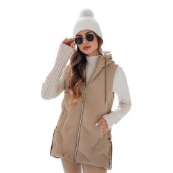 Sieviešu brūnas vestes komplekts