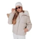 Sieviešu brūna ziemas jaka Trendy Sieviešu jakas