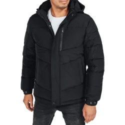 Vīriešu melna ziemas jaka Porter
