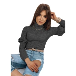 Sieviešu tumši pelēks džemperis Bufal