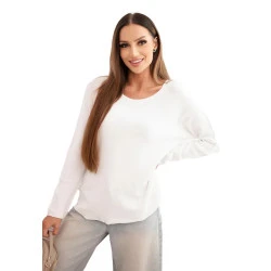 Sieviešu baltais krāsas džemperis Romil