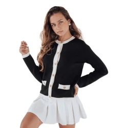 Sieviešu melns džemperis Merlin