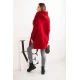 Sieviešu sarkans džemperis ar rituālieni Wine Džemperi ar kapuci