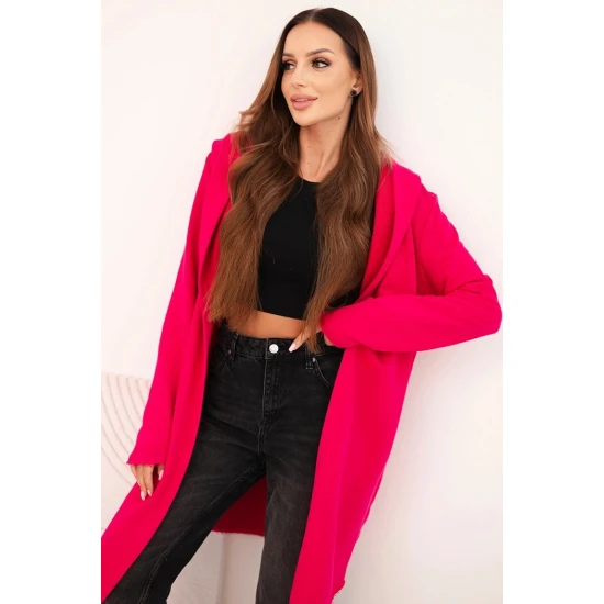 Sieviešu spilgti rozā dzija ar aplikāciju Alison Sieviešu džemperi