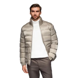 Vīriešu stepēta pelēka jaka Wudi