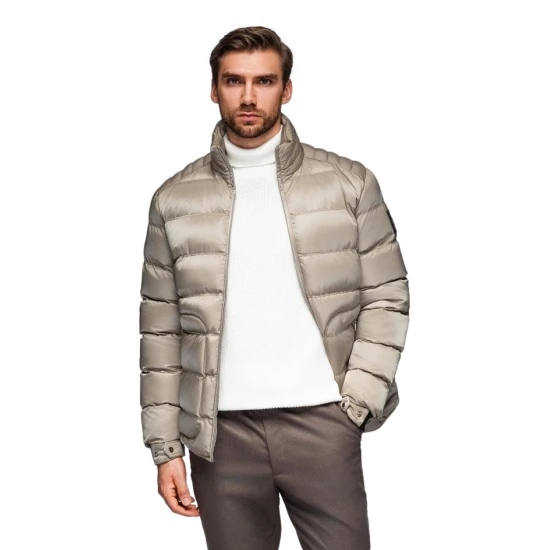 Vīriešu stepēta pelēka jaka Wudi Ziemas jakas