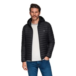 Vīriešu melna jaka Bond