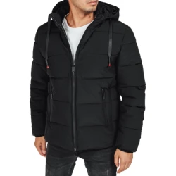 Vīriešu ziemas jaka melnā krāsā, Nevex