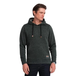 Vīriešu haki krāsas džemperis ar kapuci One