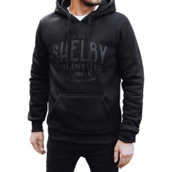 Vīriešu melna džemperis ar ciparu Shelby