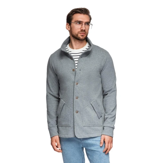 Vīriešu pelēks džemperis Leo Džemperi
